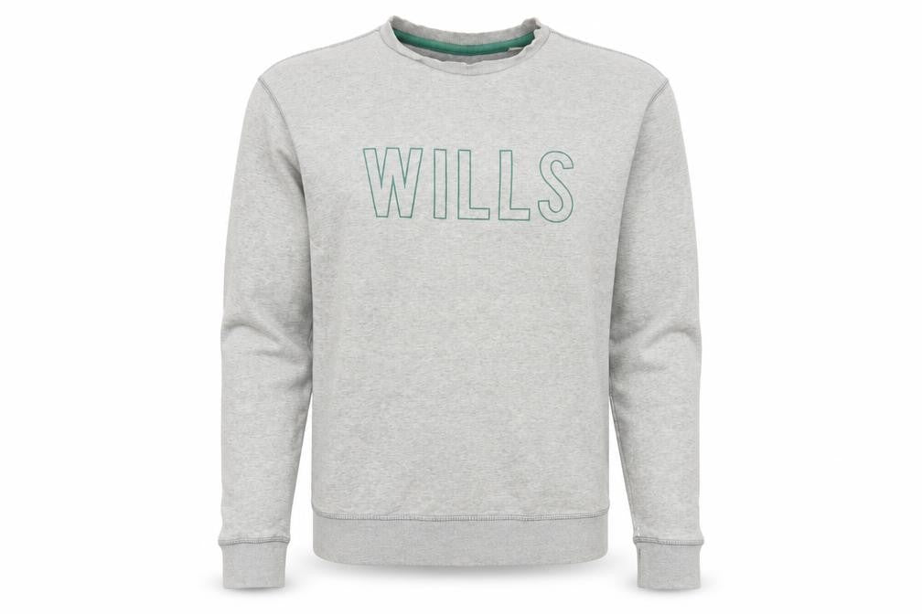 Jack Wills Men's Grey Graphic Print XS Pullover Sweatshirt