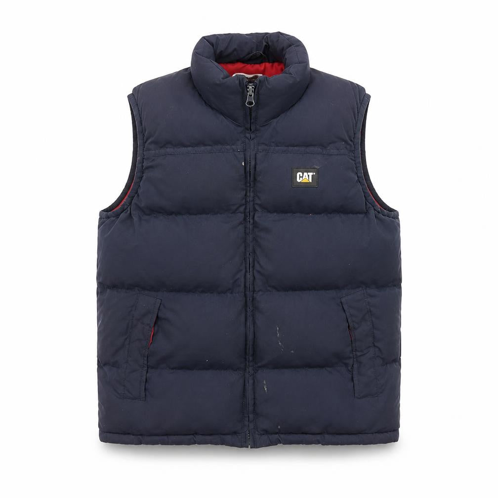 CAT Boys Blue Puffer Jacket Size 8 Years