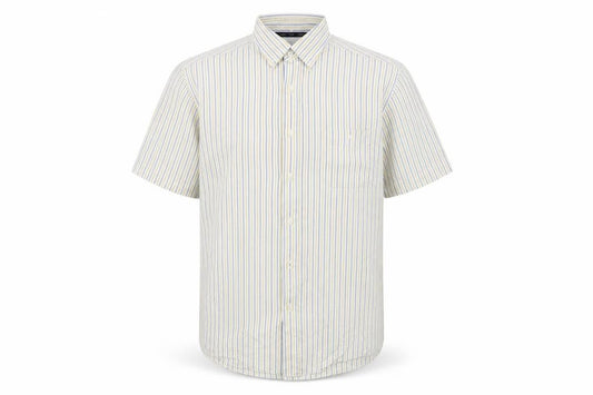 Maine New England Men's Multicolour Striped Shirt L