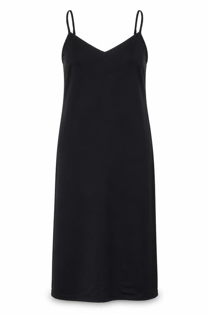 New Look Women's Black Slip Dress Size 10