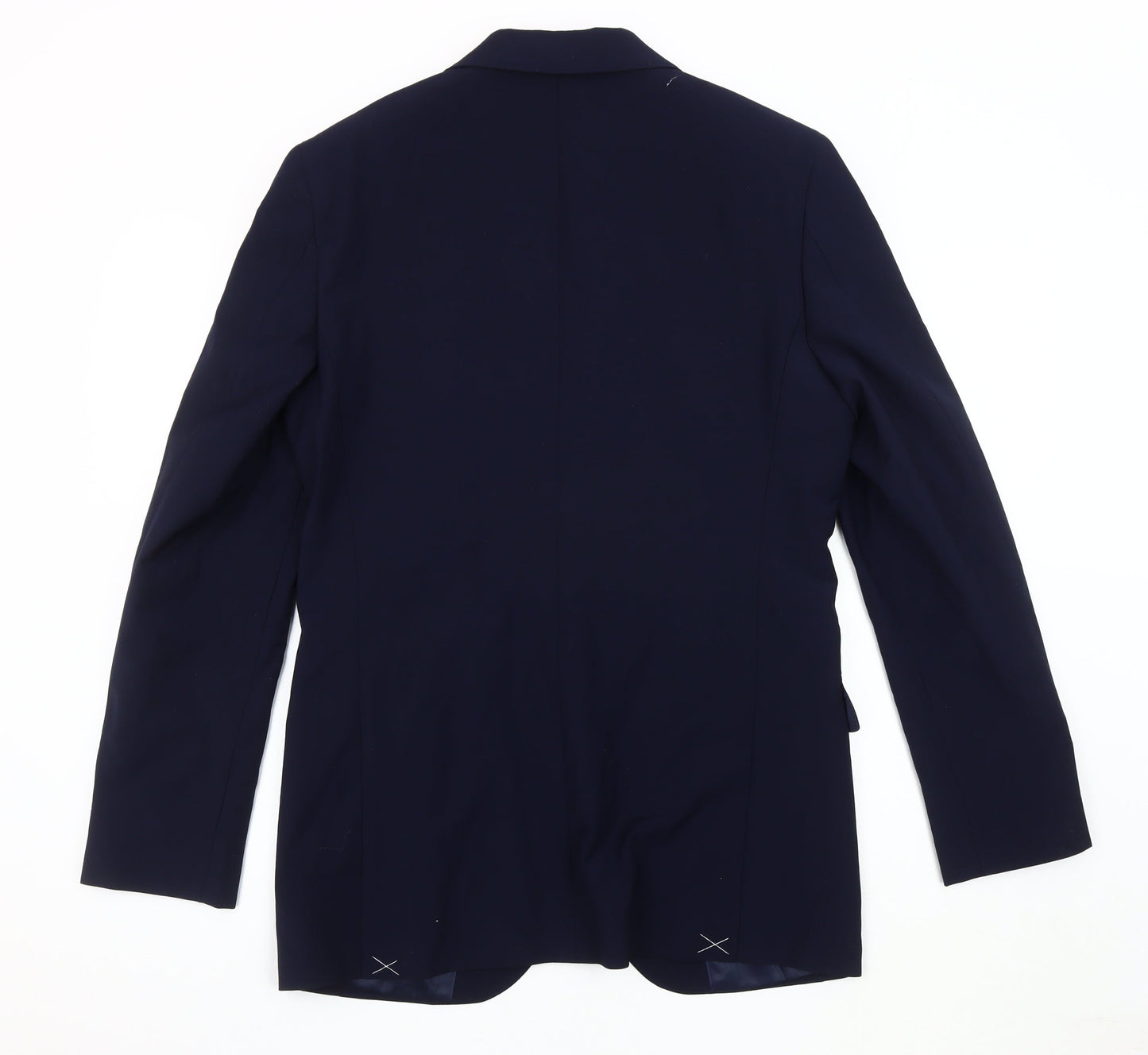 Marks and Spencer Men's Blue Blazer, Size 38, Regular Fit