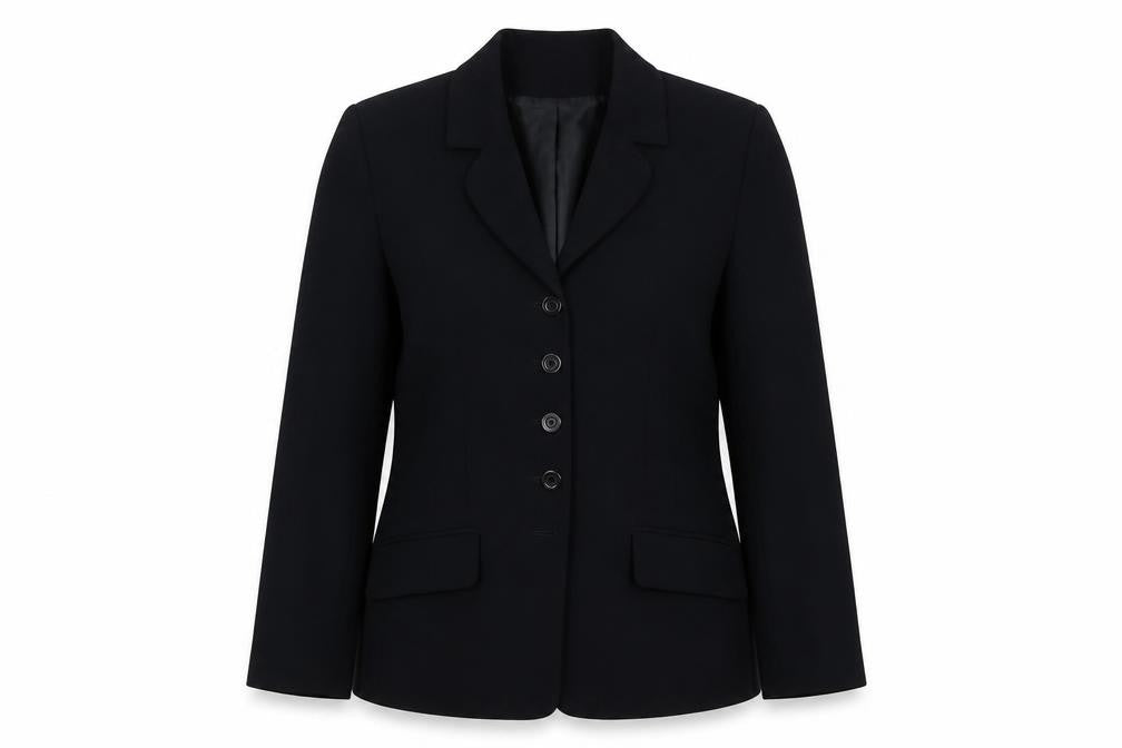 Richards Women's Black Blazer UK 12, Business, Excellent