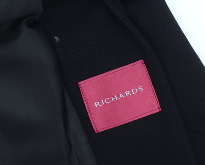 Richards Women's Black Blazer UK 12, Business, Excellent