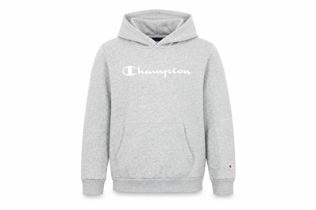 Champion Boys Grey Pullover Hoodie, Age 14, Cotton Blend