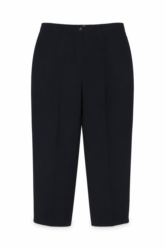 Bonmarché Women's Black Pleated Trousers Size 18