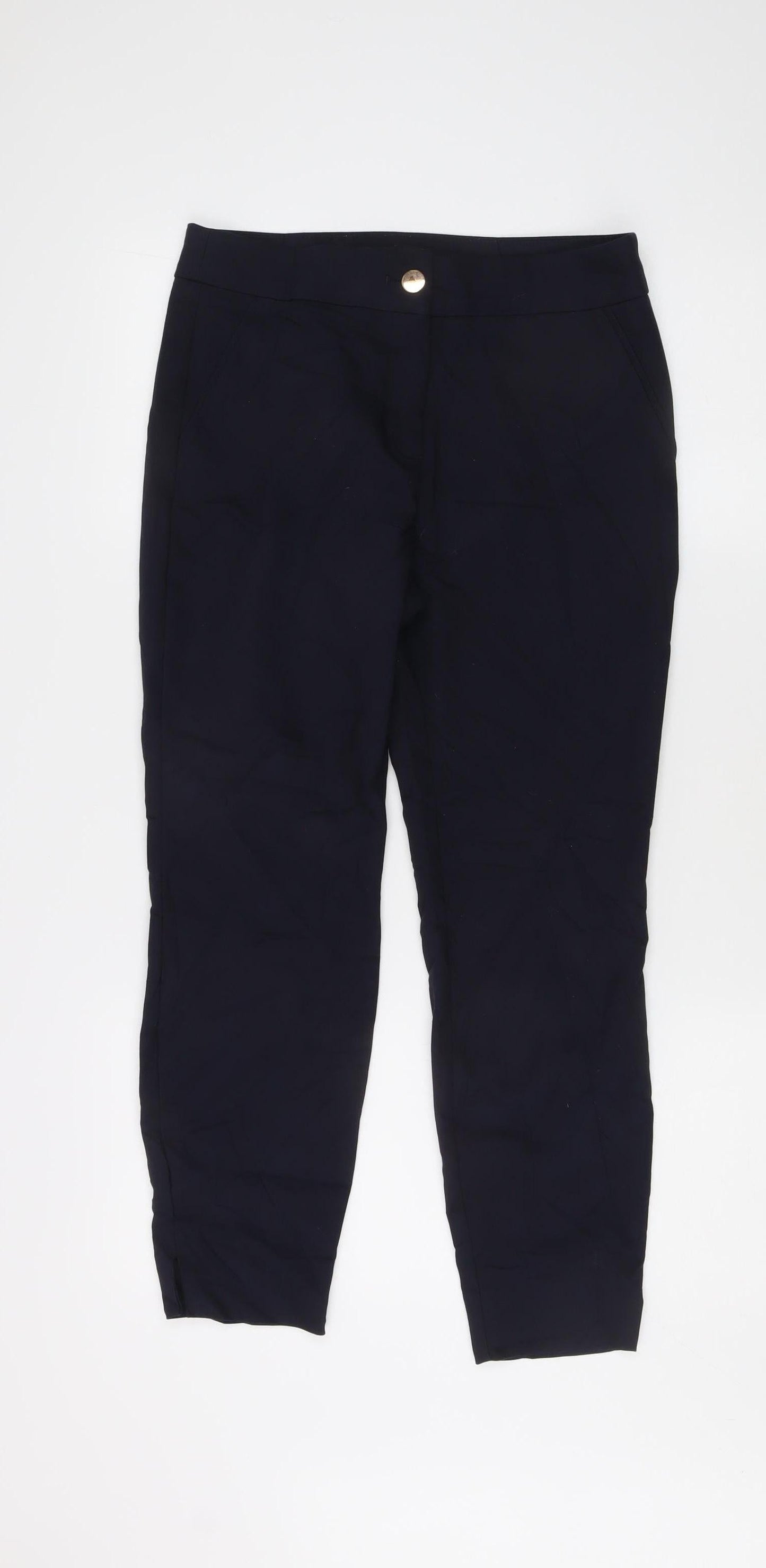Et Vous Women's Cropped Black Trousers Size 10