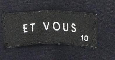 Et Vous Women's Cropped Black Trousers Size 10