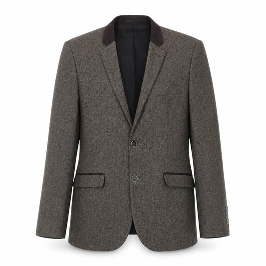 New Look Men's Brown Tweed Blazer 40R