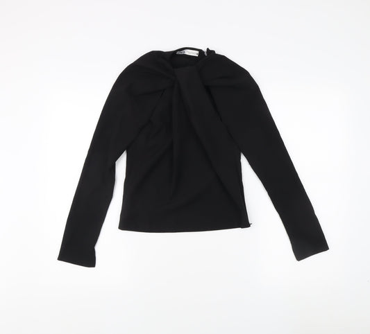 Zara Women's Black XS Long Sleeve Top