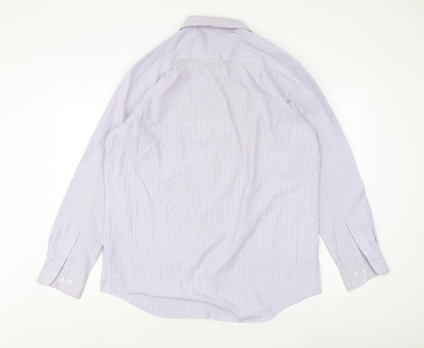 Marks and Spencer Men's Multicoloured Stripe Dress Shirt 16