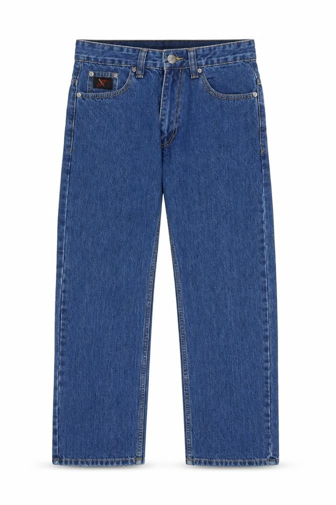 Forge Men's Blue Straight Jeans XS 32 Waist