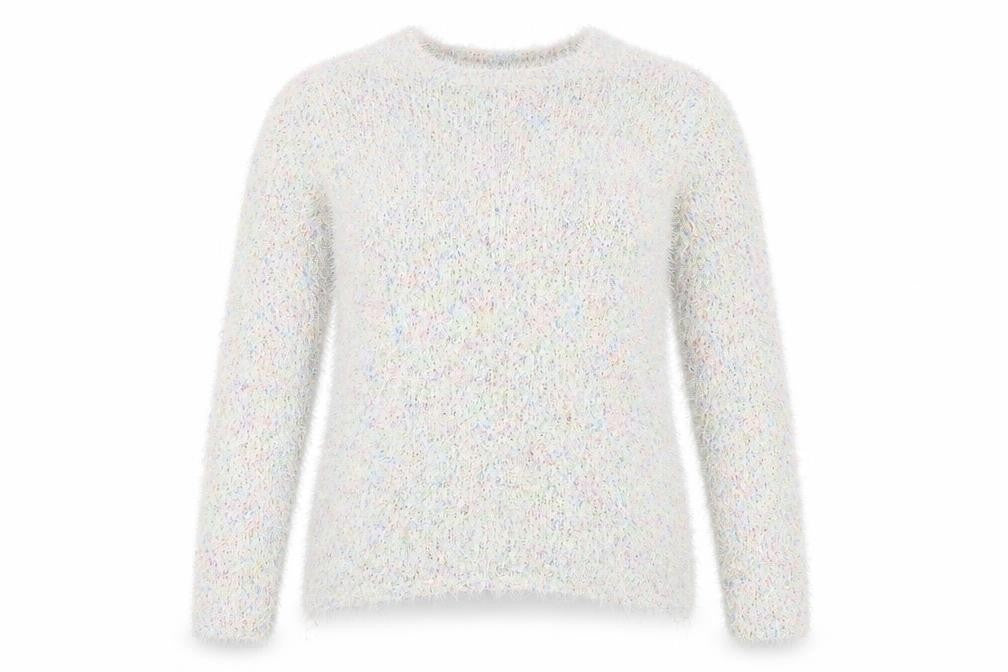 BHS Women's Ivory Chunky-Knit Pullover Jumper Size 16