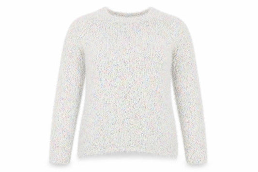 BHS Women's Ivory Chunky-Knit Pullover Jumper Size 16