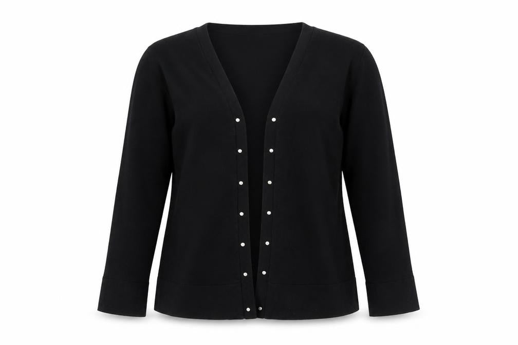 Cashel Women's Black Long Sleeve Cardigan Size L