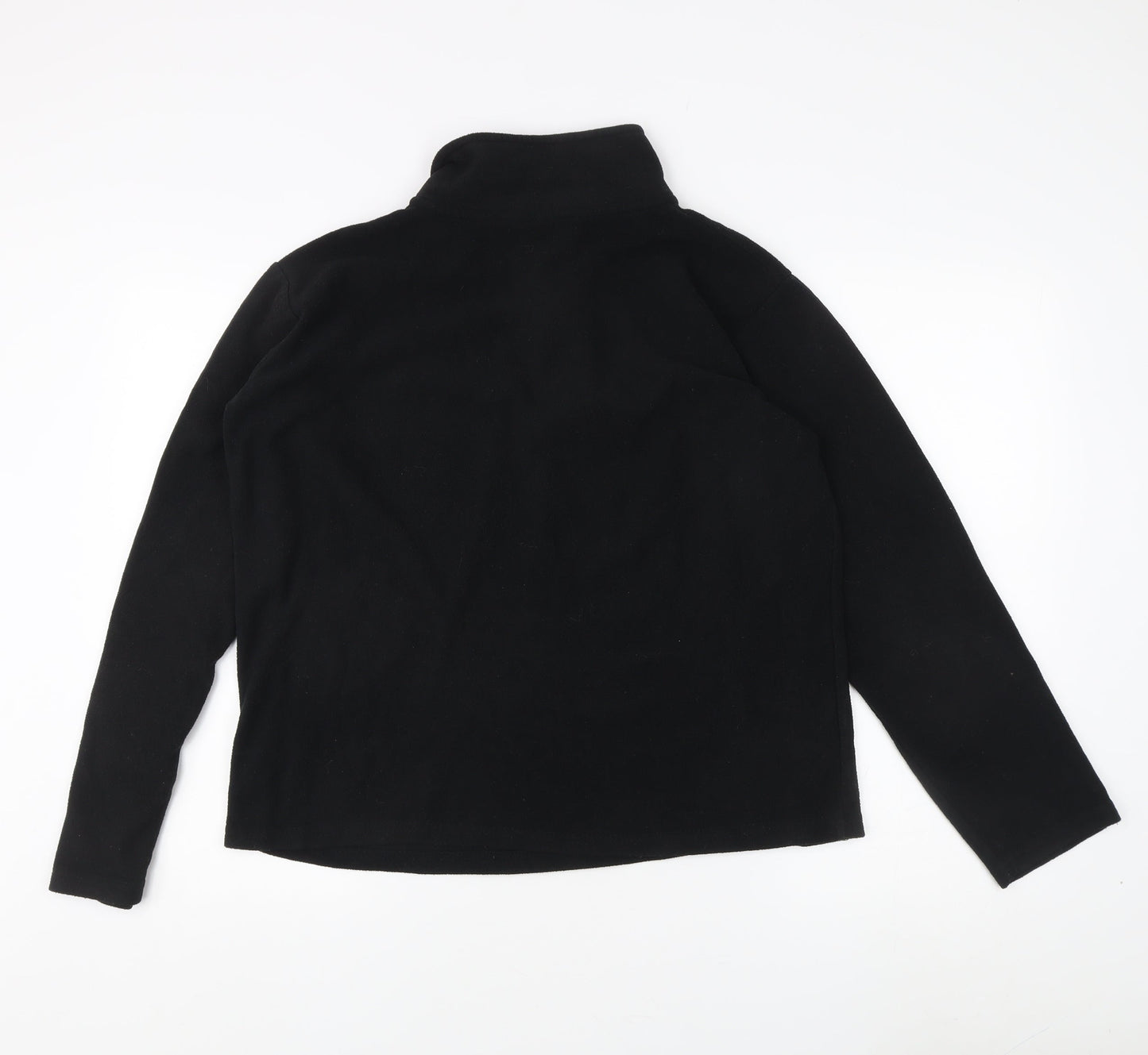 Freedom Trail Black Fleece 1/4 Zip Sweatshirt M
