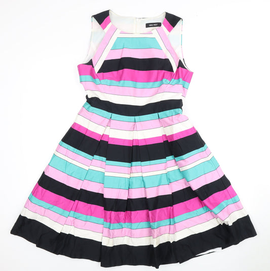 Nine West Women's Striped Fit & Flare Dress, Size 6