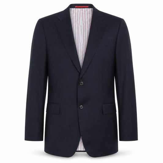 Tommy Hilfiger Men's Blue Wool Blazer, 38 Regular Fit