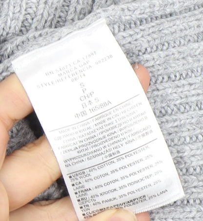Gap Women's Grey Cable Knit Pullover Jumper Size S