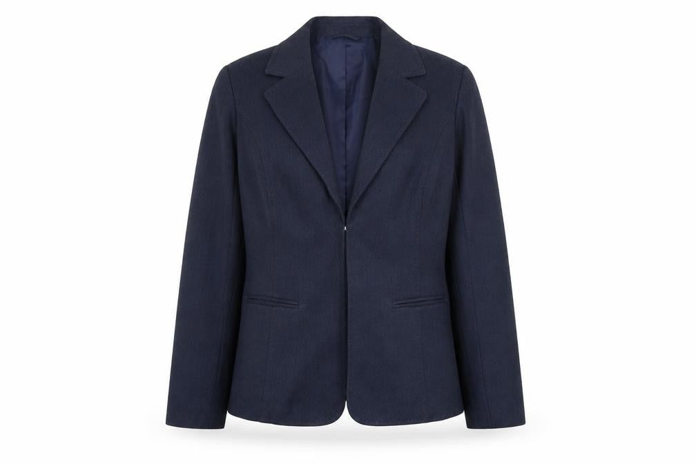 Lulu Women's Blue Suit Jacket Size 14 Regular Fit