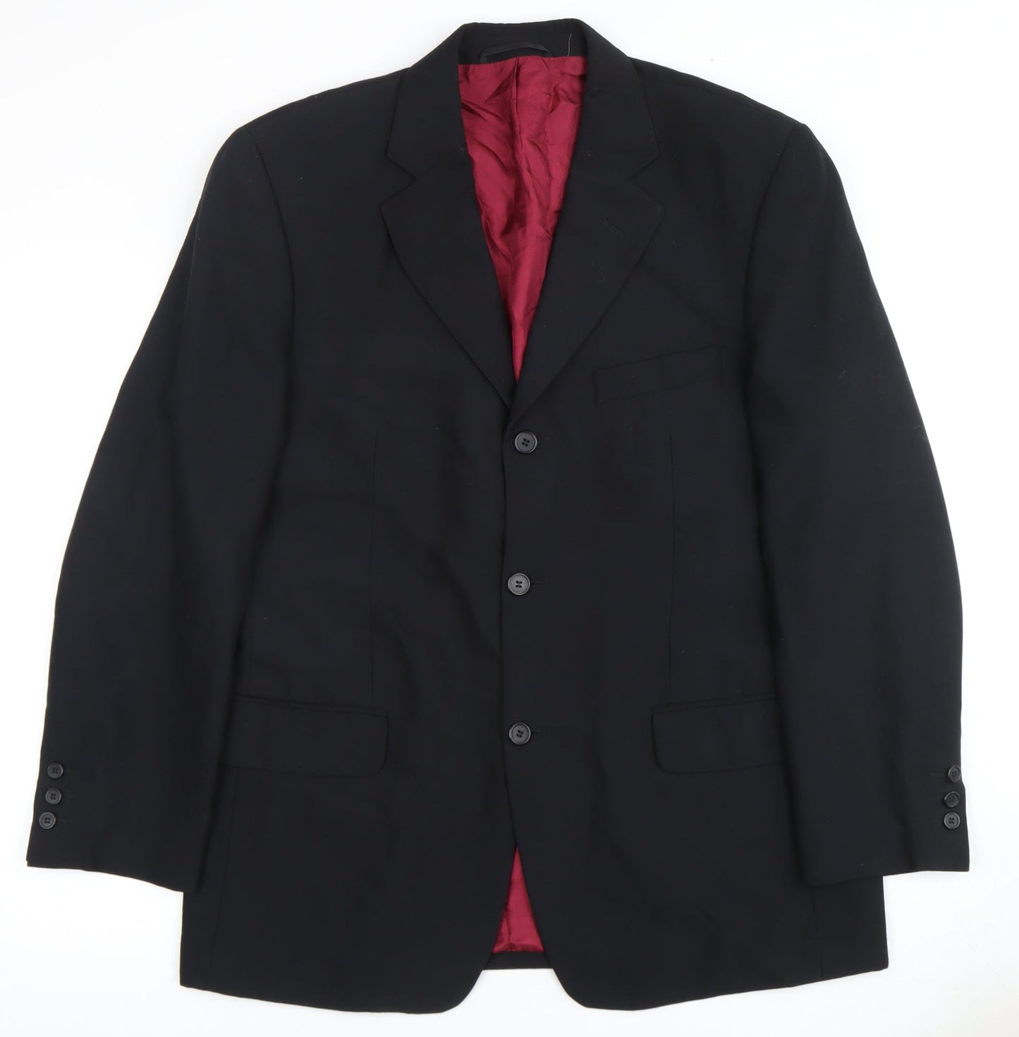 Roberto Bassi Men's Black Blazer, Size 40, Formal