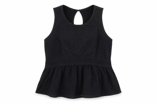 Hollister Women’s Black Blouse, S, Sleeveless, Casual
