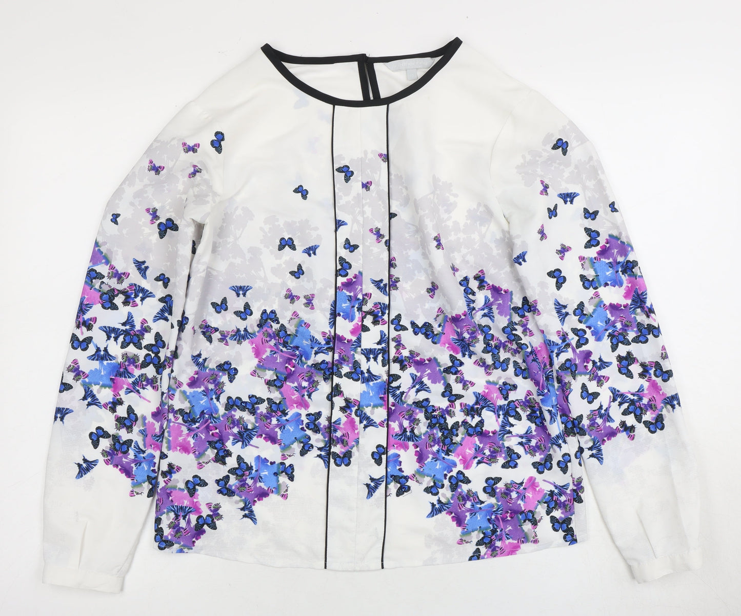 Adrianna Papell Women's Floral Blouse, Size 10