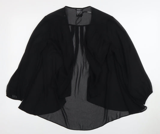 Roman Women's Black Chiffon Blouse Size 12