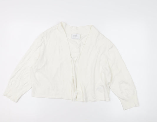 Wallis Women’s White Petite Cardigan, Medium