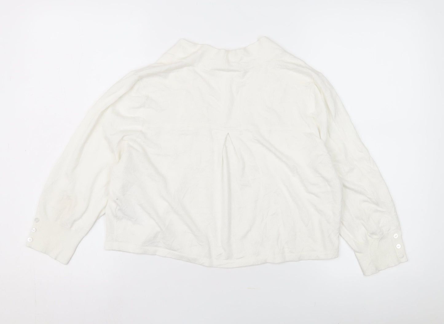 Wallis Women’s White Petite Cardigan, Medium