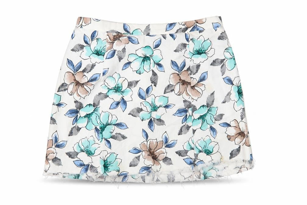 Eastex Women's Multicoloured Floral Skirt Size 10