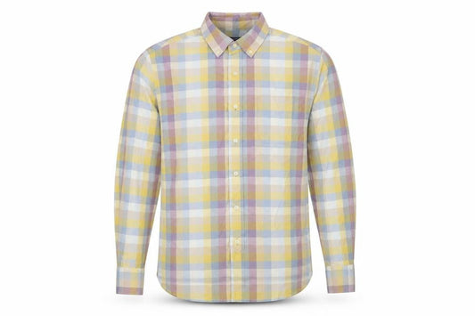 Grayers Men's Multicoloured Plaid Button-Up Shirt