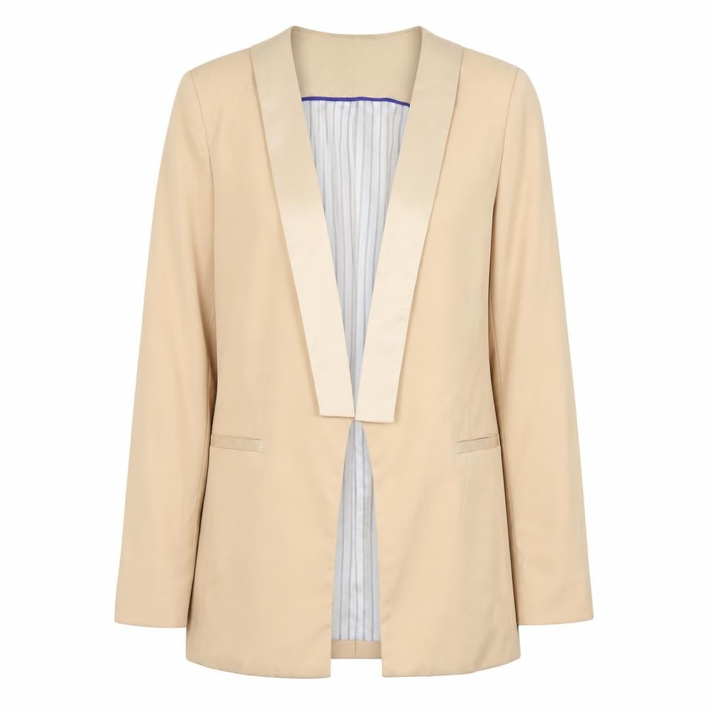 W118 by Walter Baker Women's Beige Blazer L Large
