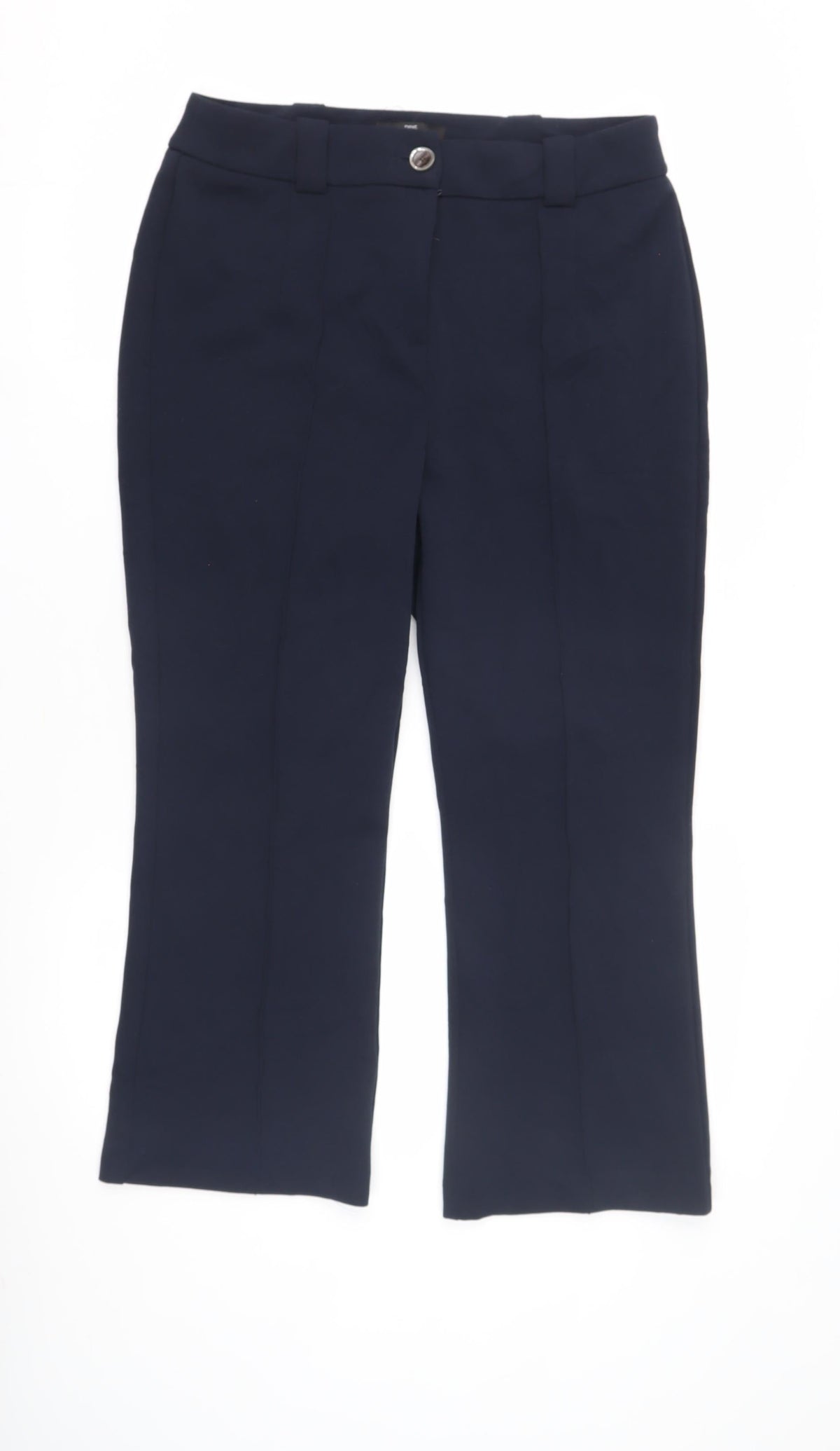Next Women's Blue Straight Leg Trousers Size 14