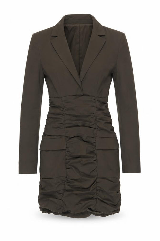 Zara Women's Green Sheath Dress, Size S, Long Sleeve