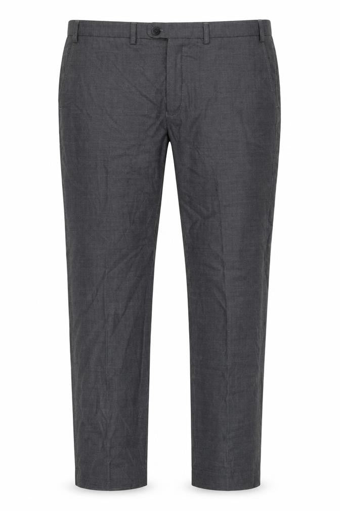 Marks & Spencer Grey Slim Fit Men's Trousers, Size L