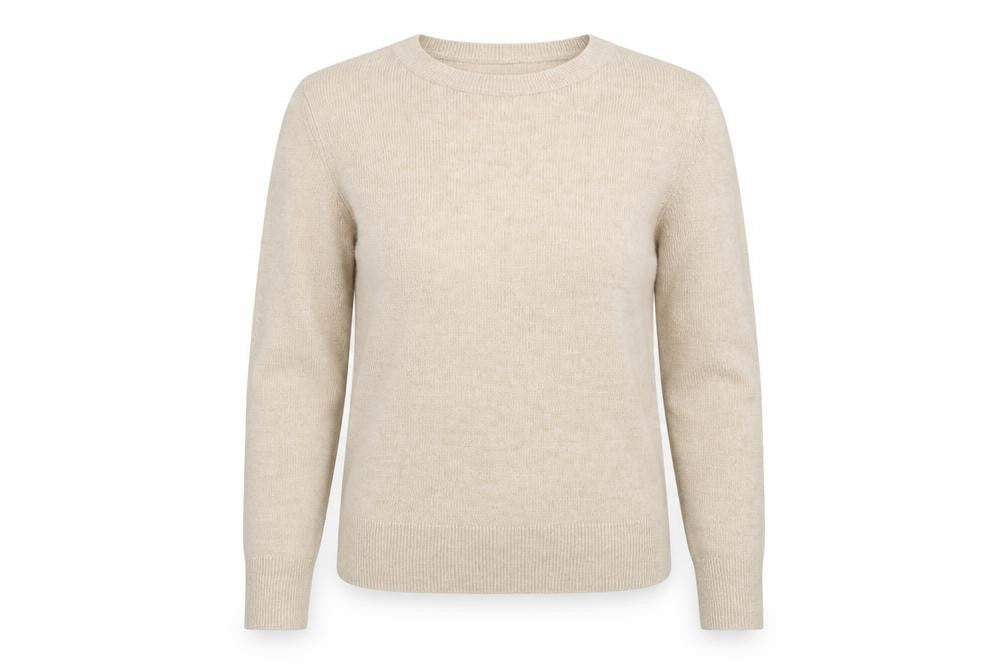 MNG Women's Beige Pullover Jumper, Size S