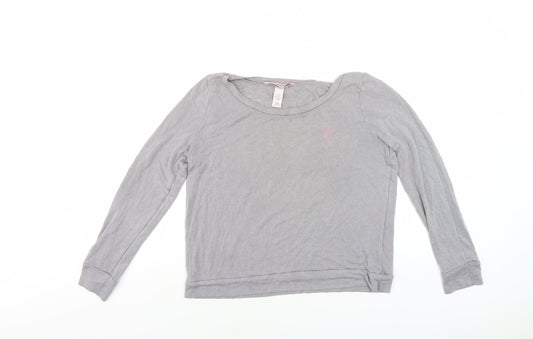 Victoria's Secret Grey Long Sleeve Women's Top M