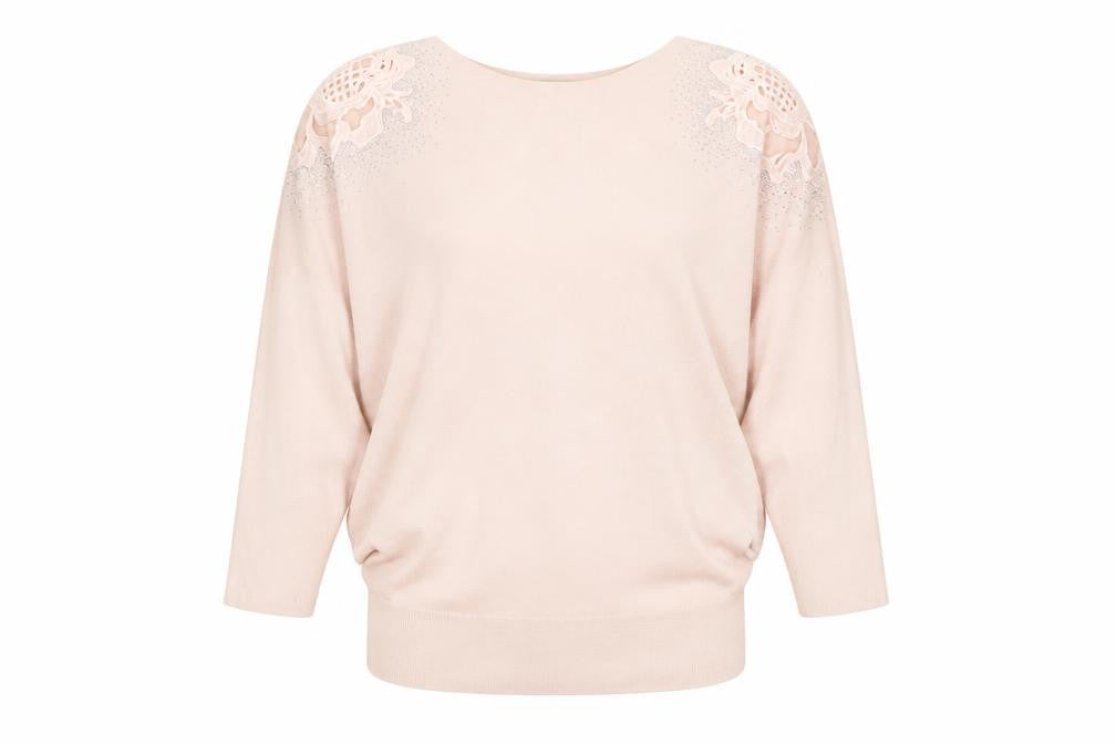 Quiz Beige Jumper for Women - M