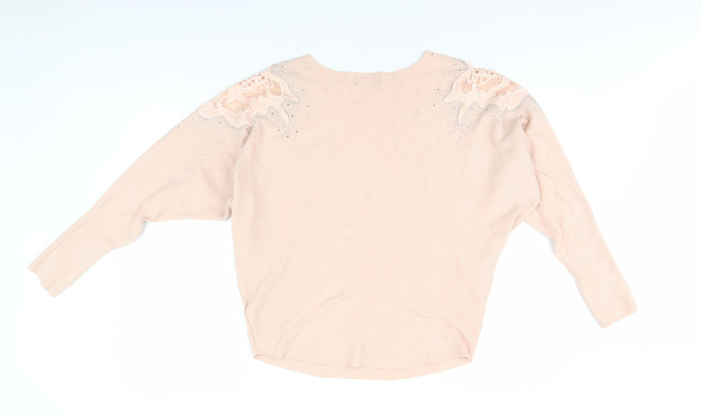 Quiz Beige Jumper for Women - M