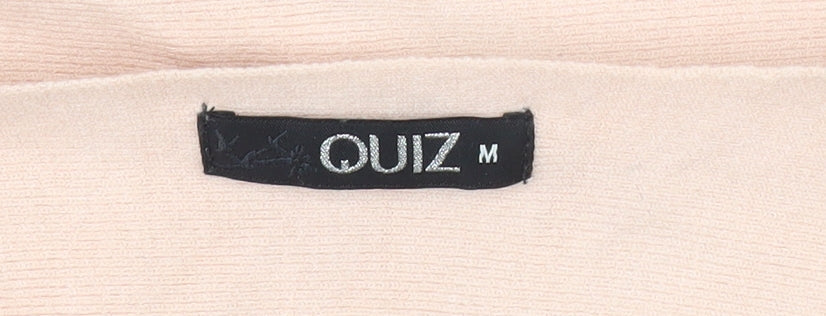 Quiz Beige Jumper for Women - M