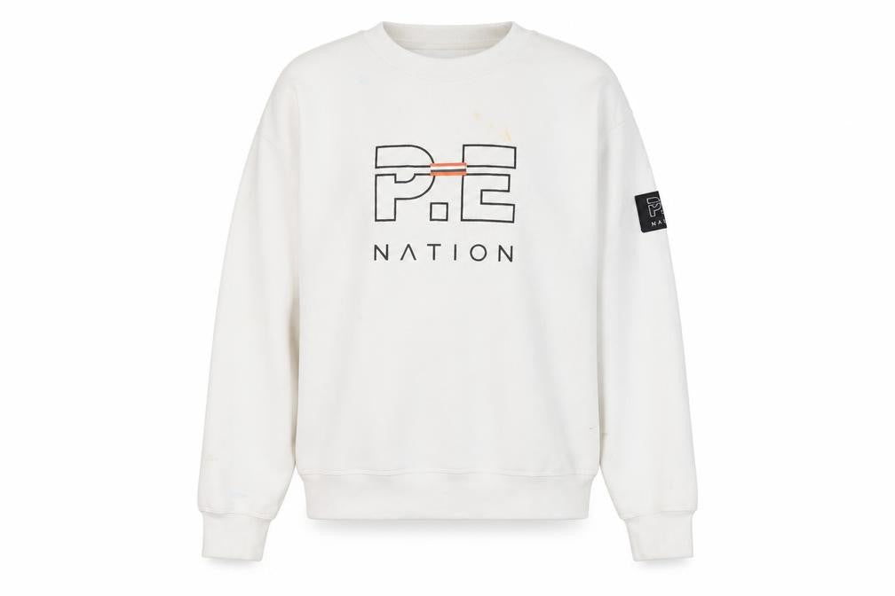 P.E Nation Unisex White Pullover S Casual Jumper