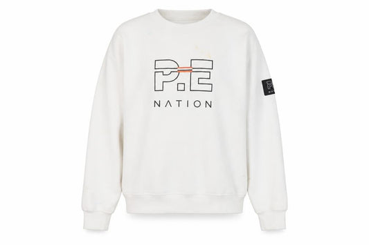 P.E Nation Unisex White Pullover S Casual Jumper