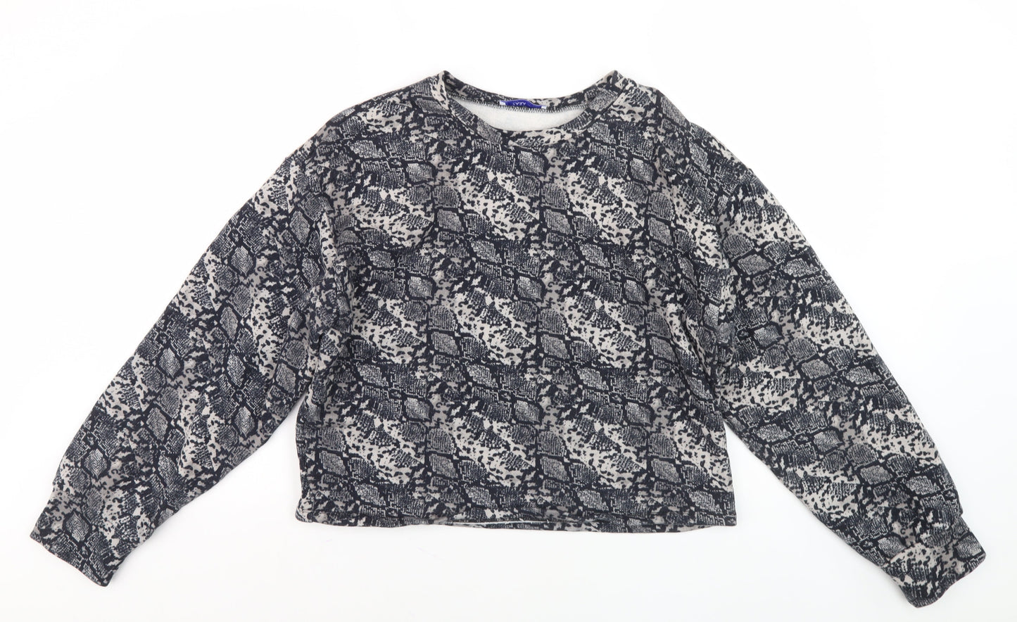 Zara Women's Multicoloured Animal Print Pullover Jumper M
