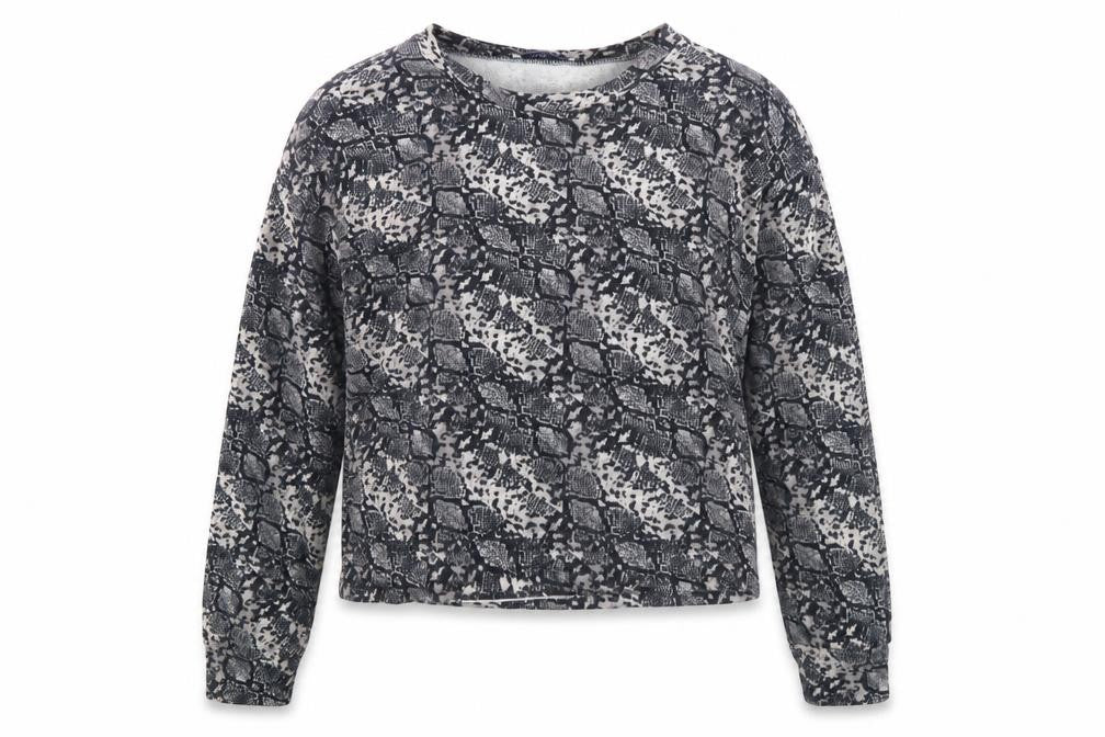 Zara Women's Multicoloured Animal Print Pullover Jumper M