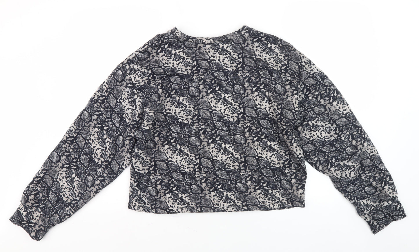 Zara Women's Multicoloured Animal Print Pullover Jumper M