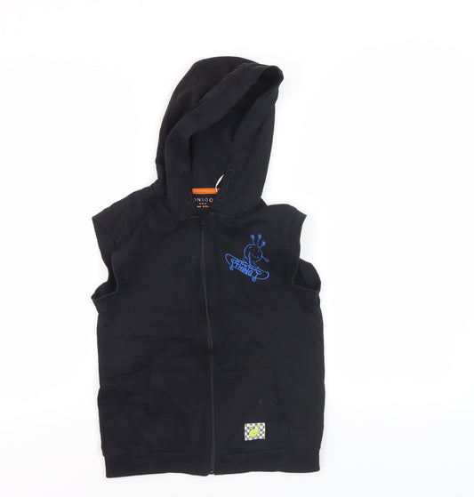 Monsoon Boys' Black Hooded Jacket 9-10 Years