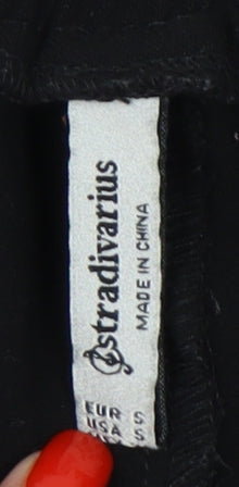 Stradivarius Women's Black Trousers - Size S