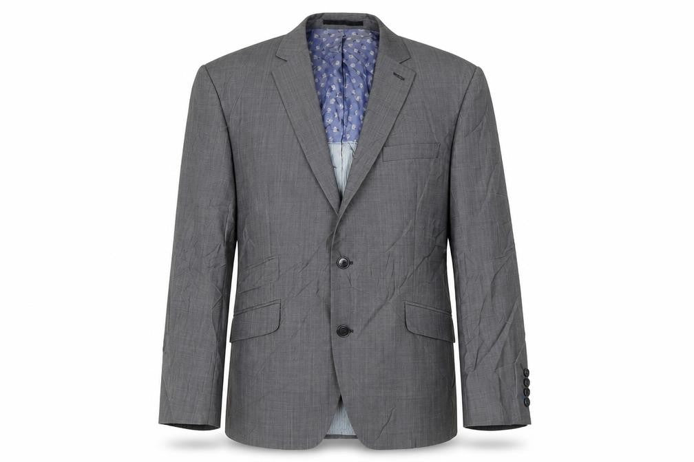 Gibson London Men's Grey Blazer, Regular Fit, Size 40R