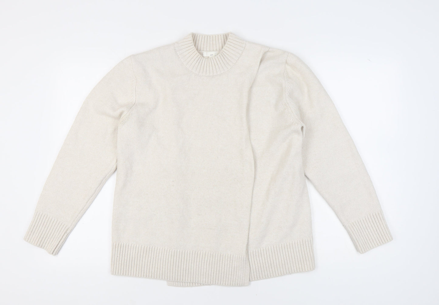 H&M Women’s Ivory Knit Pullover Jumper M