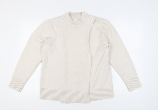 H&M Women’s Ivory Knit Pullover Jumper M